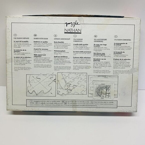 Nathan Puzzle 1000 Pieces Altair Sailboat 1996 Prestige Collection France - Picture 7 of 10